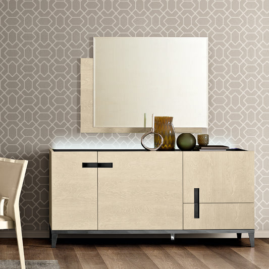 Abrianna Ivory Birch Large Sideboard