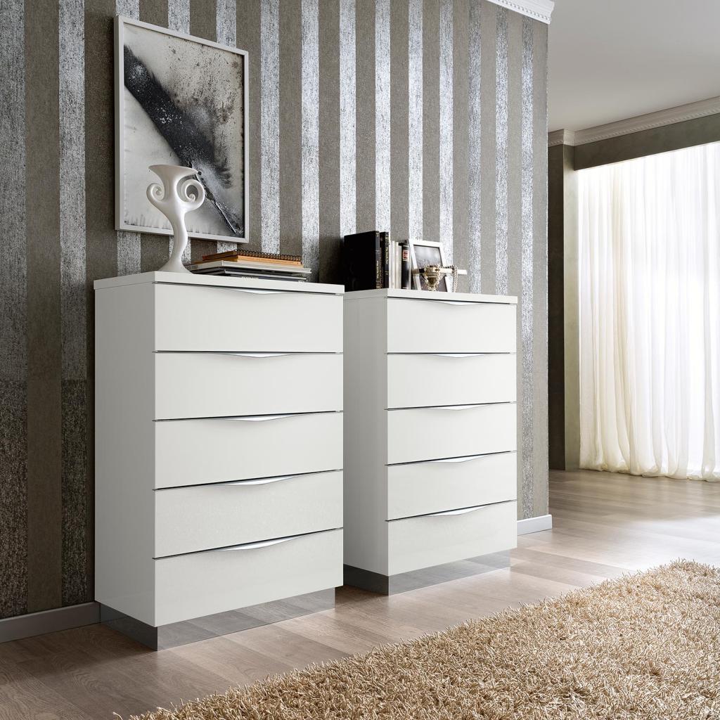 Caligula 5 Drawer Tallboy - Various Colours