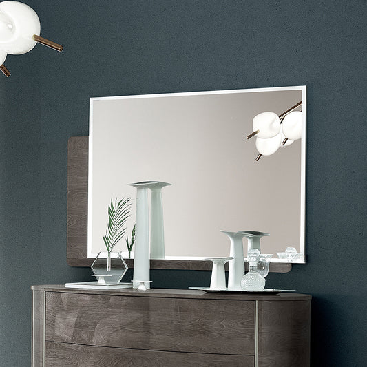 Romeli Silver Birch Rectangular Mirror