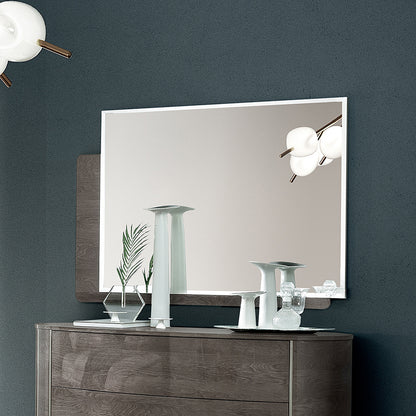 Romeli Silver Birch Rectangular Mirror