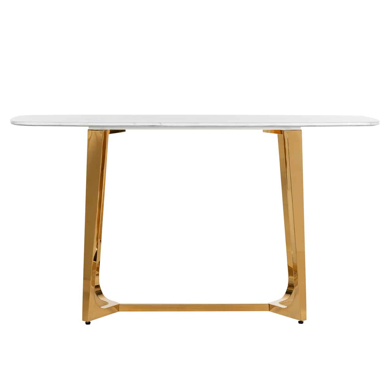 Dylan Marble & Gold Console Table