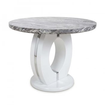 Nepal Grey Marble 1m Dining Table