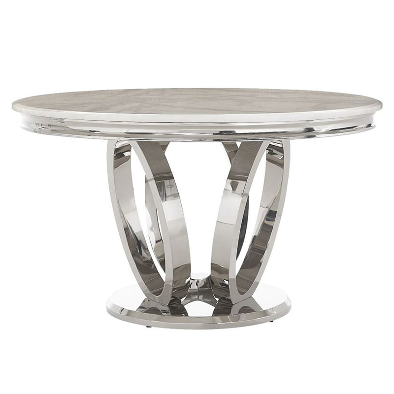 Halo White Marble 1.3m Dining Table
