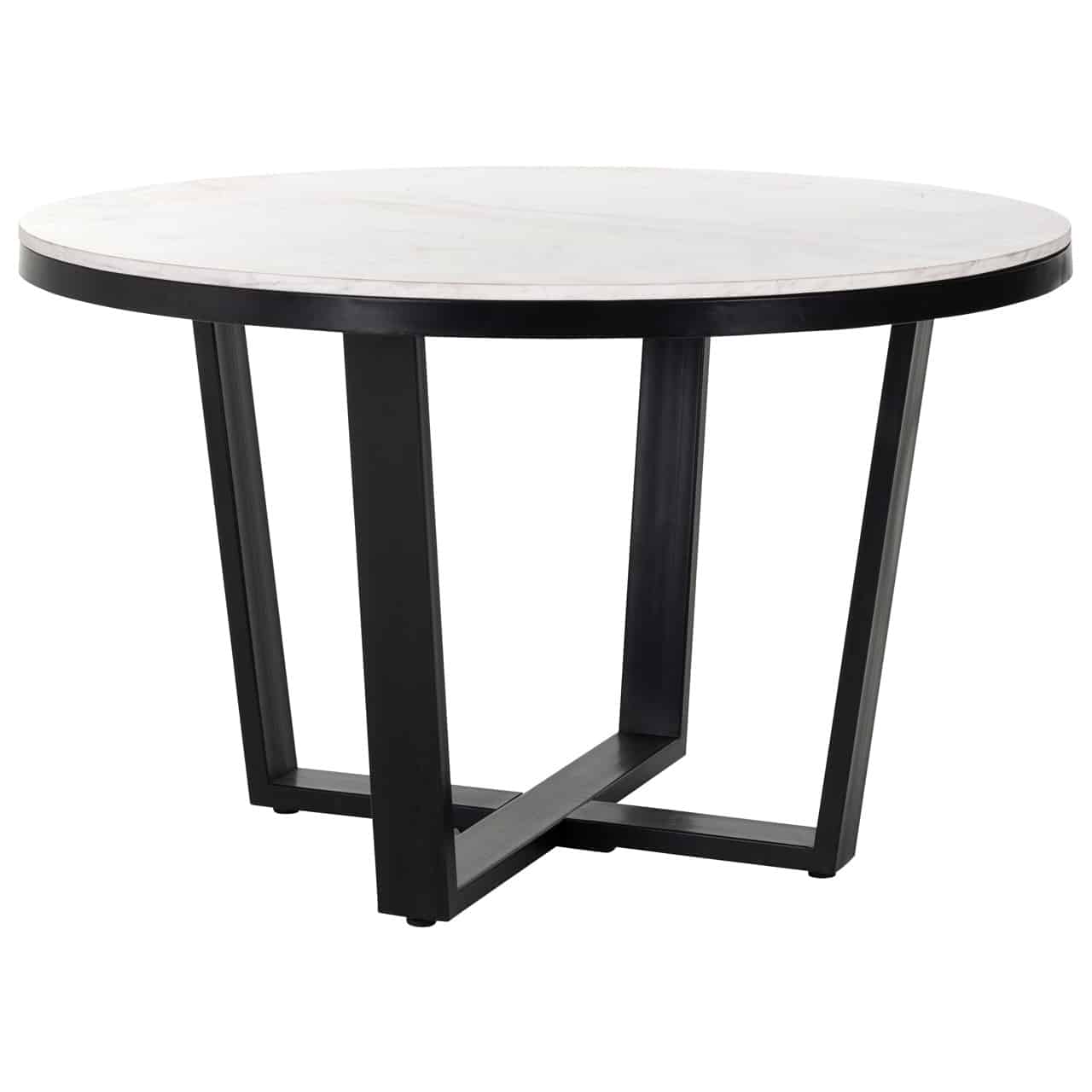 Lexi White Marble 1.3m Dining Table