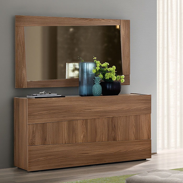 Sicily Elm Wood 3 Drawer Chest of Drawers