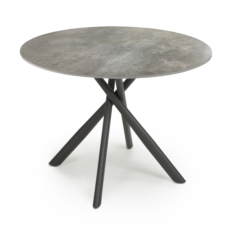 Avensis Grey Marble 1m Dining Table