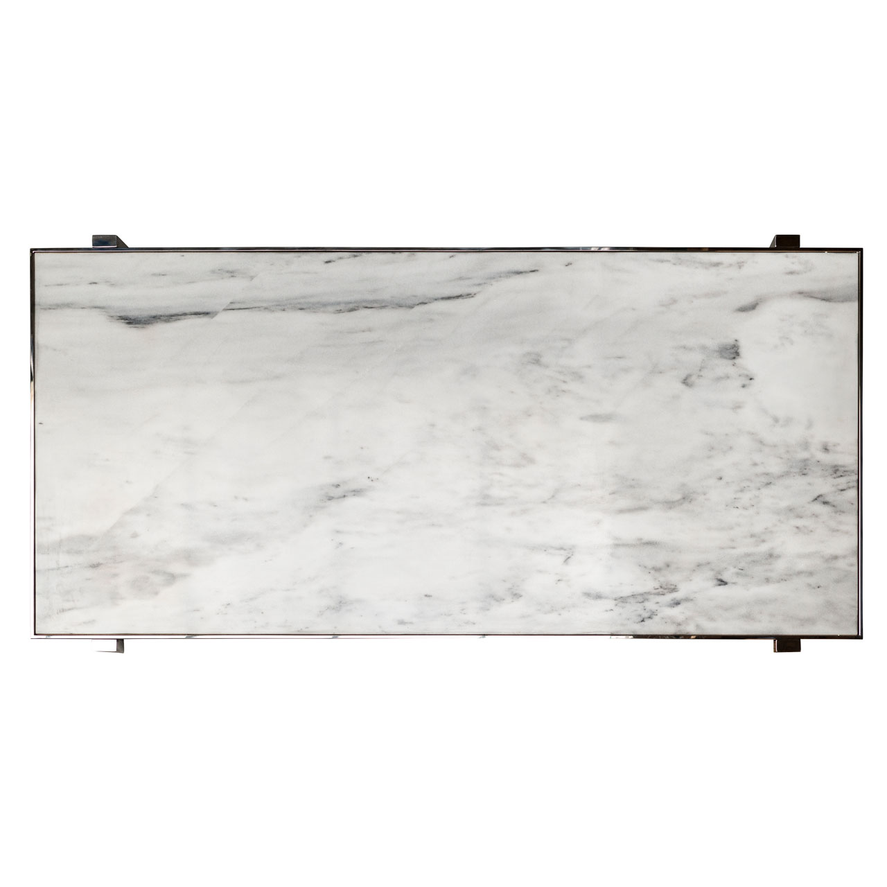 Lyla 2m White Marble Dining Table