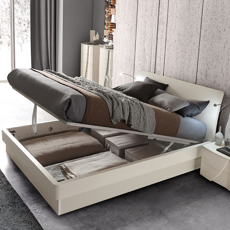 Lana Eclisse White 6ft Storage Bed