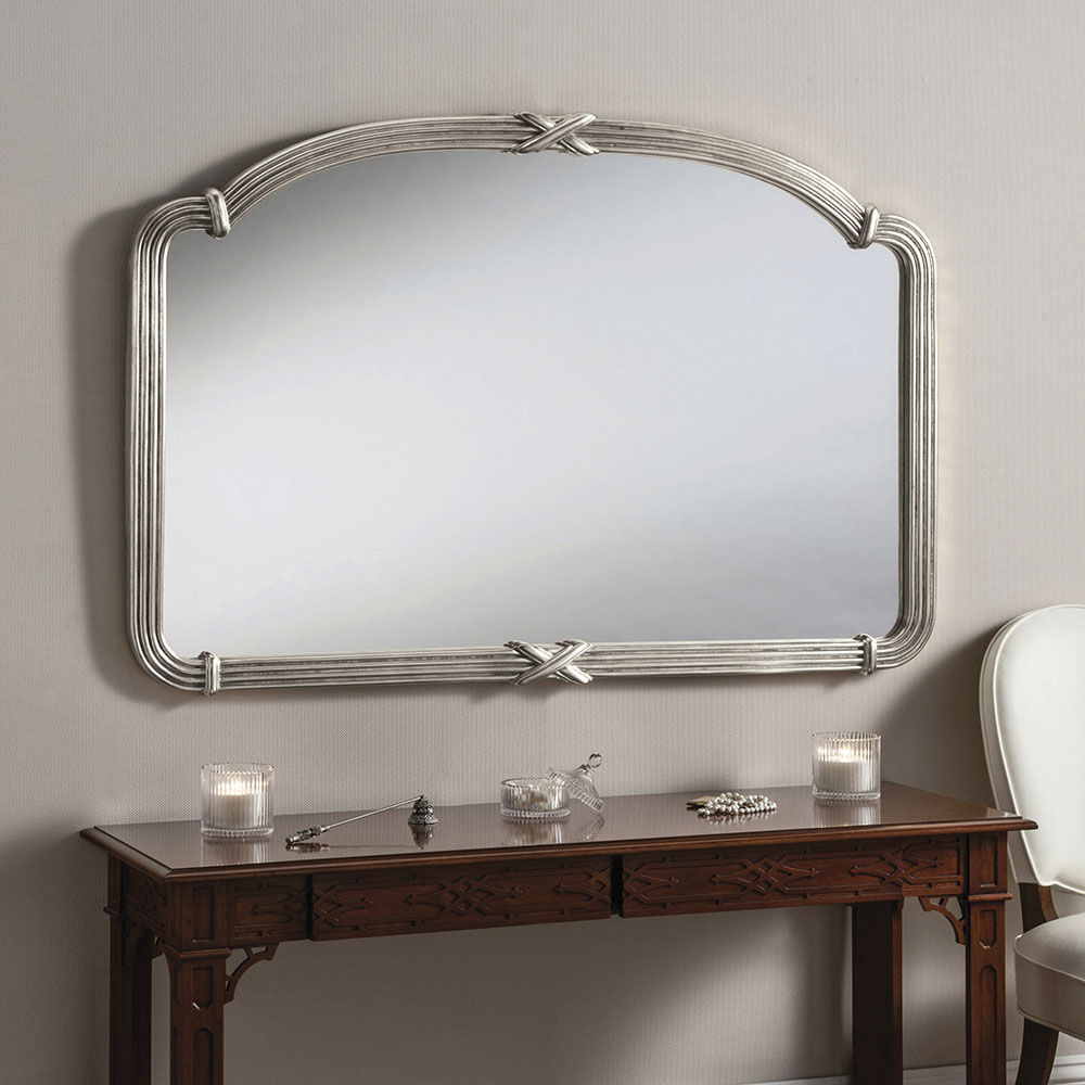 Gold or Silver Ornate Mirror