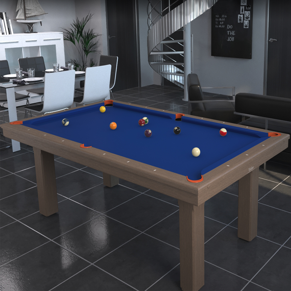 Toulet Broadway 8' Bespoke Pool Entertainment Dining Table