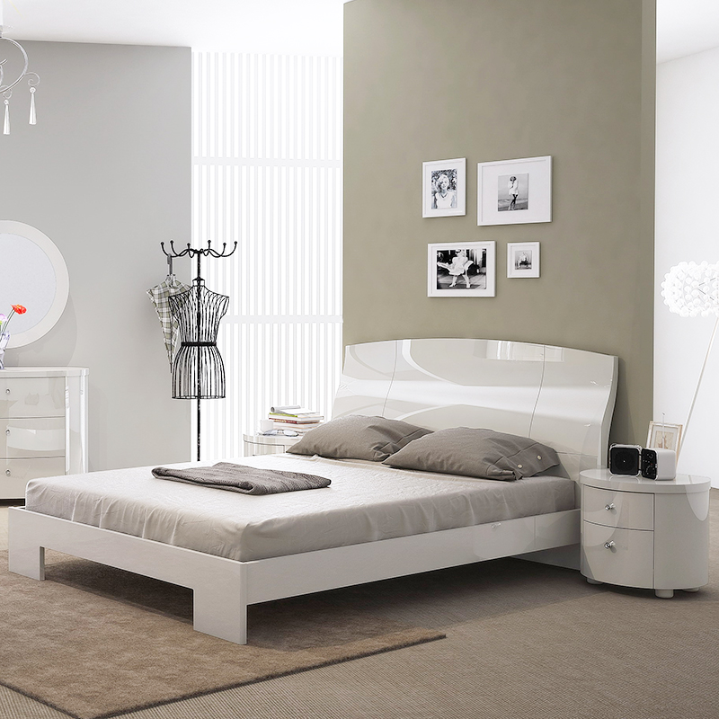 Voyage White Double Bed