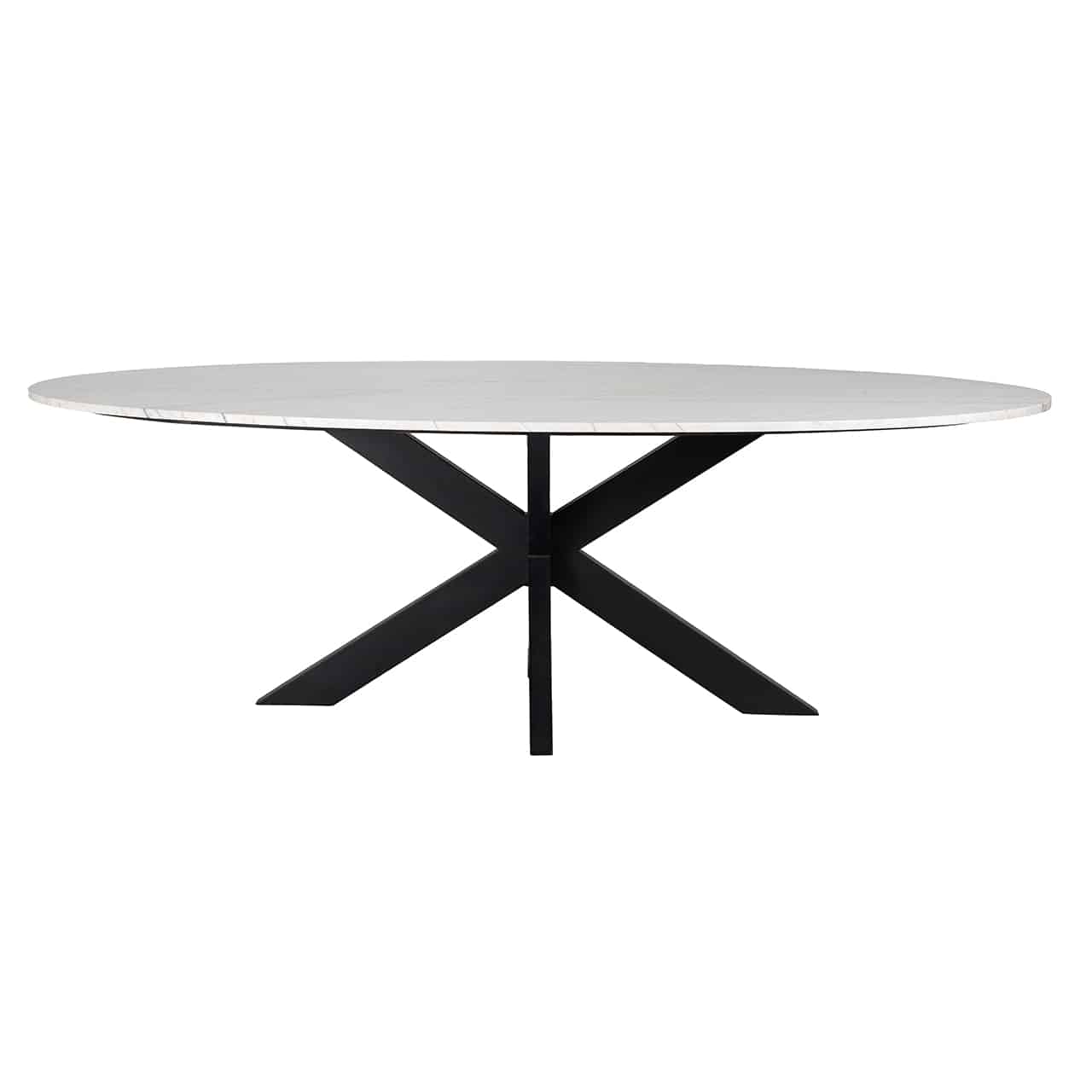 Lexi White Marble 2.3m Dining Table