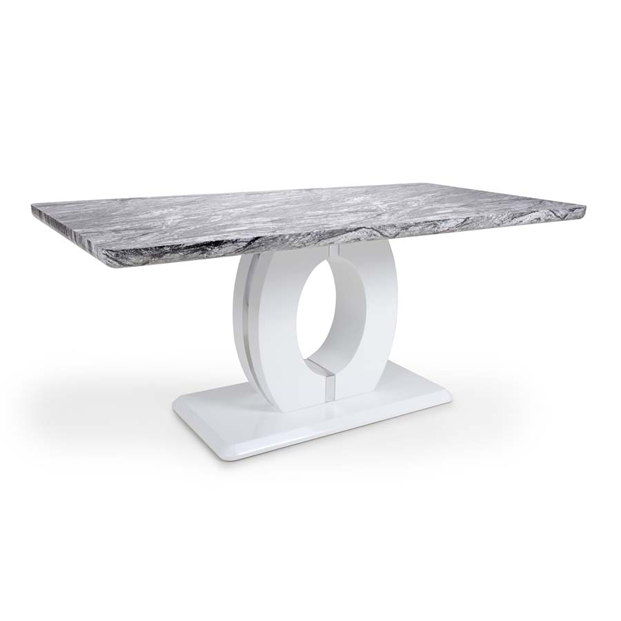 Nepal Grey Marble 1.8m Dining Table