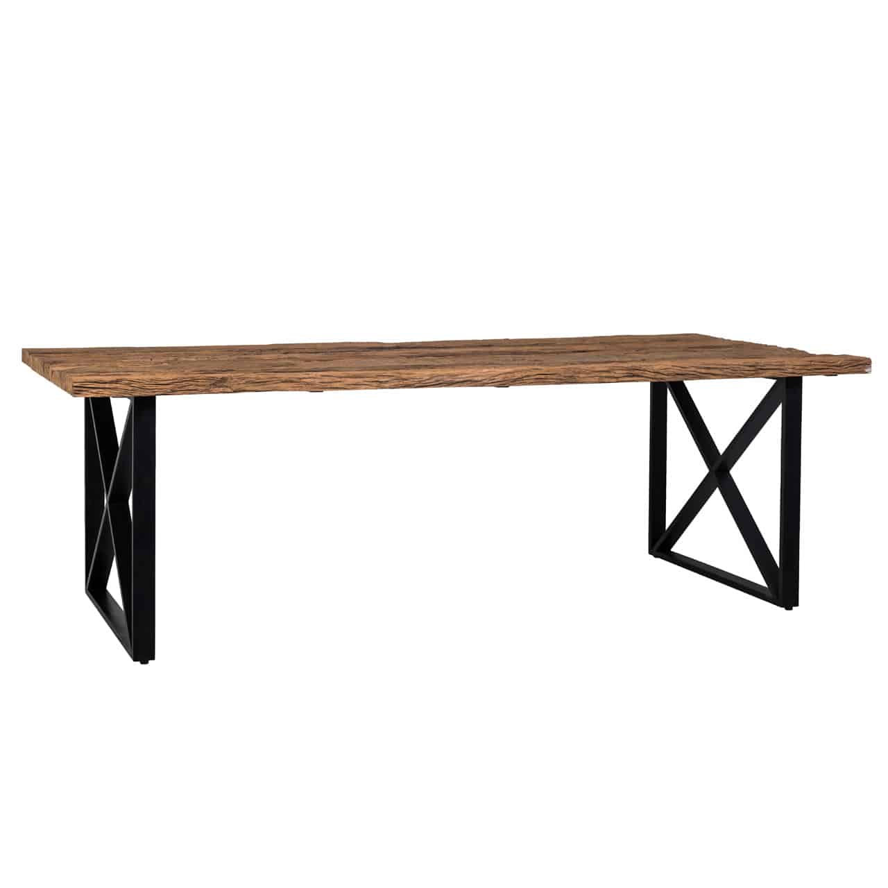 Karmal 2.4m Eco Wood Silver Dining Table
