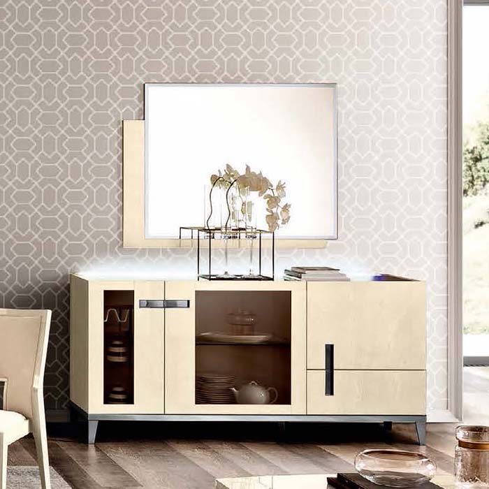 Abrianna Ivory Birch Large Sideboard