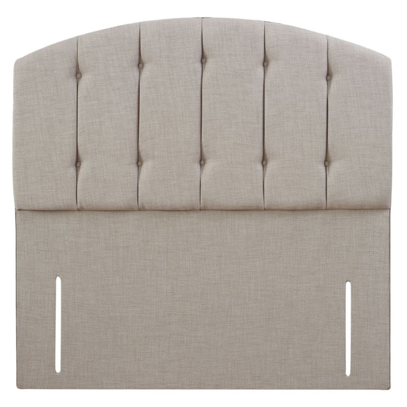 Delight Buttoned Curved Headboard - Various Colours & Sizes