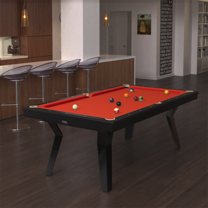 Toulet Pop 3/4 Bespoke Snooker Entertainment Dining Table