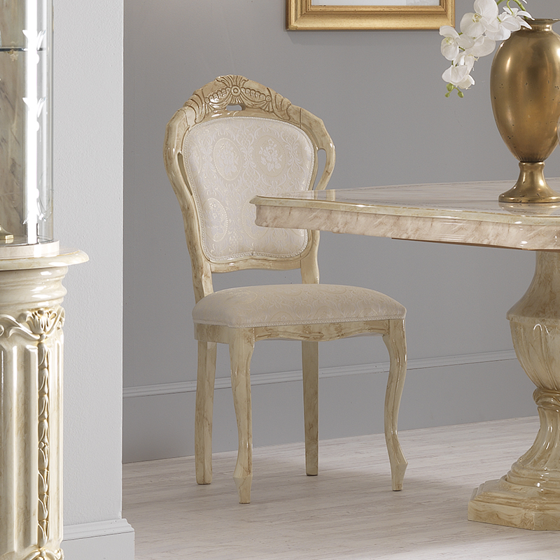 Bella Cream & Gold Dining Chair