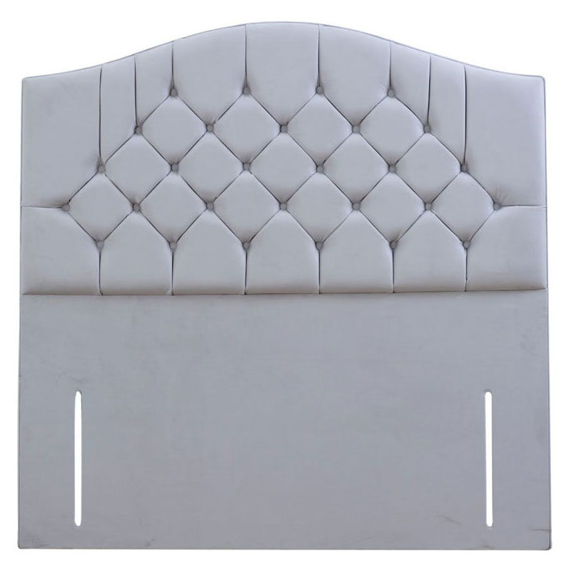 Superior Buttoned Curved Headboard - Various Colours & Sizes