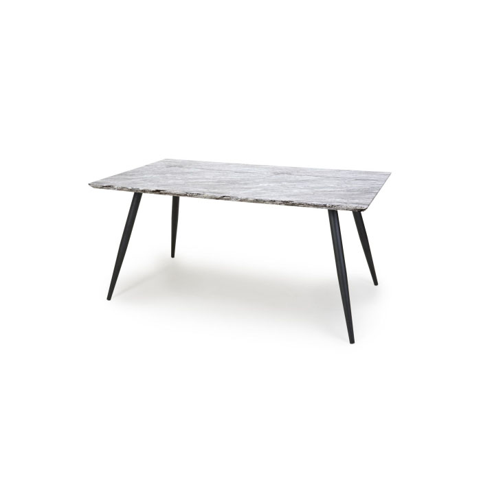 Avril 1.6m Grey Marble Dining Table