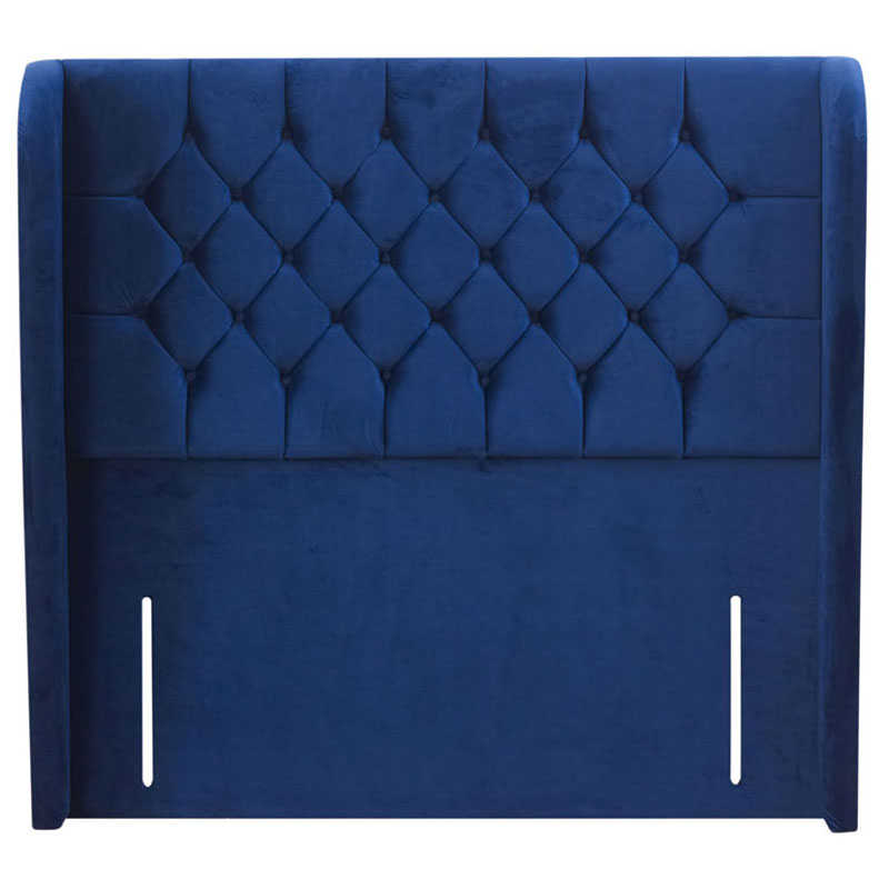 Wisdom Buttoned Winged Headboard - Various Colours & Sizes