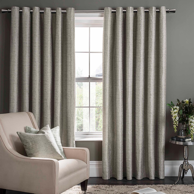 Campello Putty Readymade Eyelet Curtain